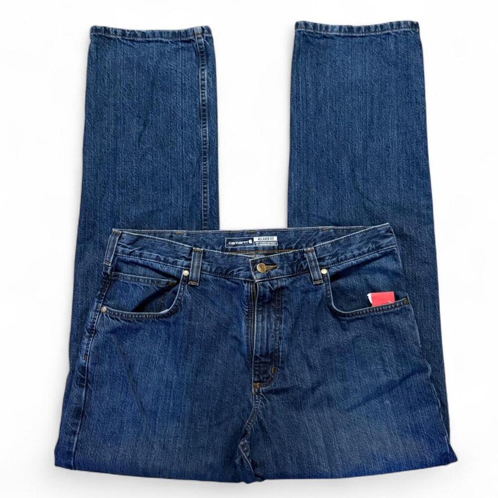 CARHARTT Relaxed Fit Blue Denim Jeans